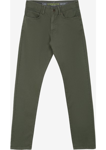 Normal Bel Slim Fit Yağ Yeşili Erkek Chino Pantolon L72AA5708D31 Extrememotion Slim Pan
