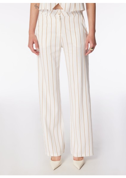 Yüksek Bel Normal Bej Kadın Pantolon SPBF4SL-PNT5054 modelleri