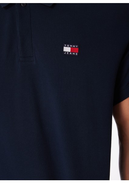 Düz Lacivert Erkek Polo T-Shirt DM0DM18314C1G