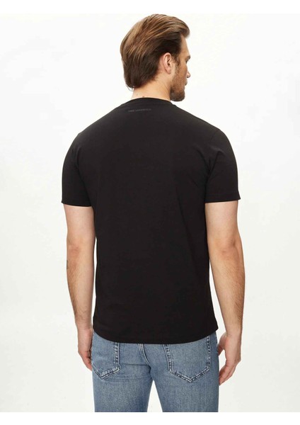 Bisiklet Yaka Siyah Erkek T-Shirt 755063542241 modelleri