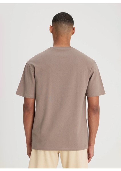 Bisiklet Yaka Taş Erkek T-Shirt L22200155 Bisiklet Yaka T-Shirt modelleri