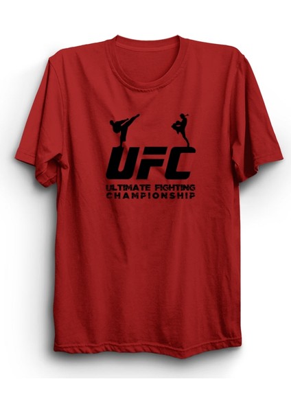 Ufc, Ultimate Fighting Championship, MN08 Baskılı, %100 Pamuk Tişört