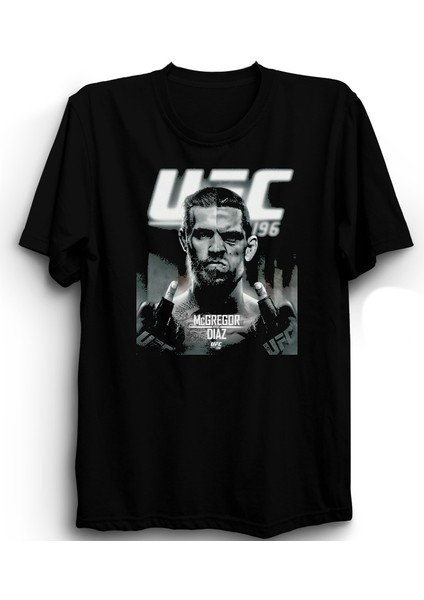 Ufc, Ultimate Fighting Championship, Mc Gregor Vs Diaz, Baskılı, %100 Pamuk Tişört