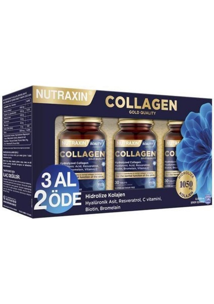 Beauty Gold Collagen 30 Tablet 3 Al 2 Öde