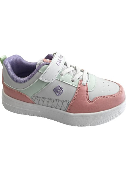 1603 Cırtlı Çocuk Sneaker Ayakkabı Beyaz