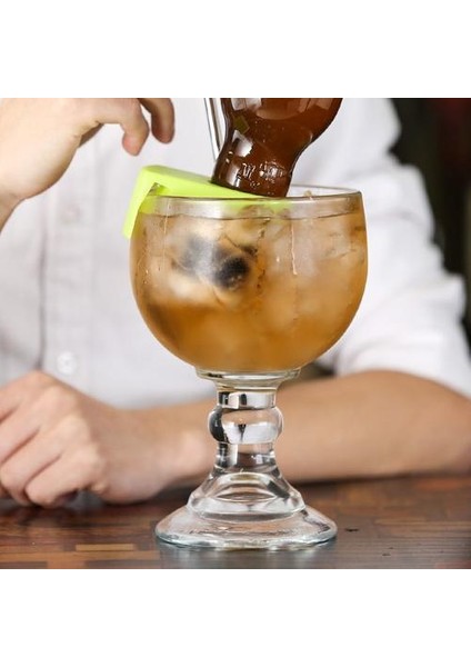 Yaratıcı Kokteyl Cam Toka Goblet Bira Kupası Viski Dondurma Soğuk Içecek Kupası Ev Bar Büyük Kapasite | Kokteyl Camı (Yurt Dışından)
