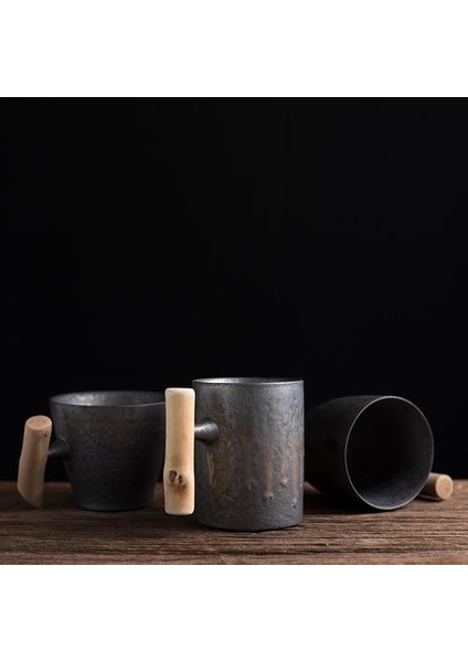 Japonya Tarzı Seramik Çay Kupalar Vintage Kahve Fincanı Çin Kahve Kupalar Drinkware | Kupalar (Altın) (Yurt Dışından) modelleri