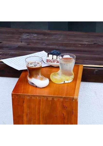 380 ml Cam Bardak Barbekü Bira Suyu Için Büyük Kapasiteli Yaratıcı Çizmeler Kokteyl Ayakkabı Şekli Kupalar Çiçek Vazo Ev Dekorasyon | Şeffaf (Yurt Dışından)