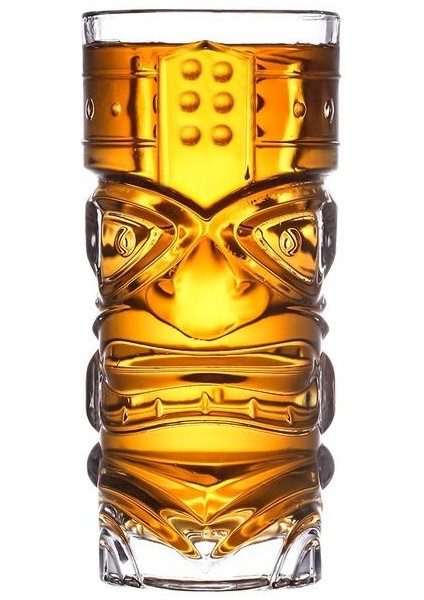 400 ml Yaratıcı Suyu Fincan Cam Kalınlaşmış Tiki Kokteyl Kupası Yüzey Kişiselleştirilmiş Meyve Çay Bardağı Soğuk Içecek Kupası Içecek Şarap Cam | Bira Steins (Yurt Dışından)