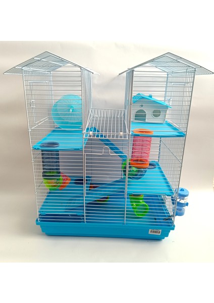 Hamster Kafes Büyük Boy Mavi