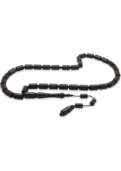 Sistemli Kapsül Kesim Abanoz Ağacı Tesbih