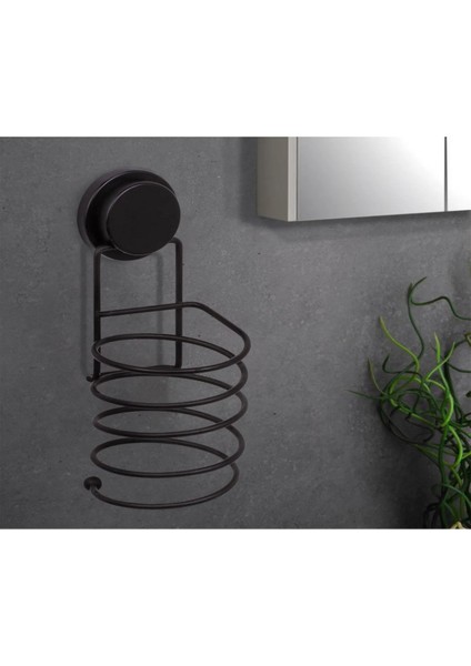 Sihirli Yapışkanlı 1. Kalite Siyah Saç Kurutma Makine Askısı Saç Kurutma Makinesi Tutucu