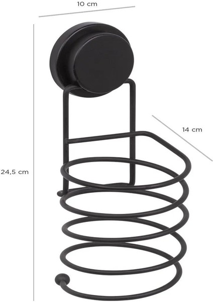 Sihirli Yapışkanlı 1. Kalite Siyah Saç Kurutma Makine Askısı Saç Kurutma Makinesi Tutucu modelleri
