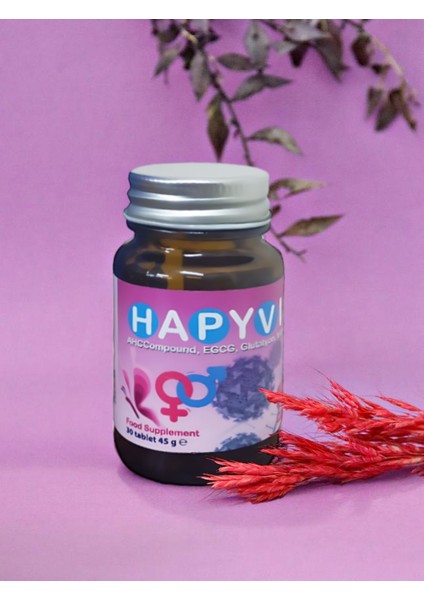 Hapyvir AHCC ompound EGCG Glutatyon Vitaminler İçeren Takviye Edici Gıda