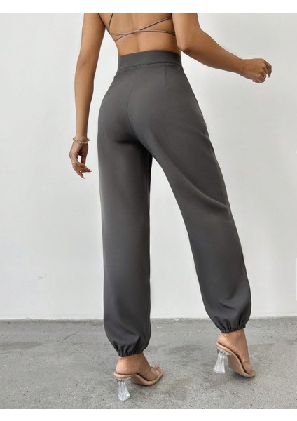 Kadın Paçası Lastikli Pantolon PANT4149