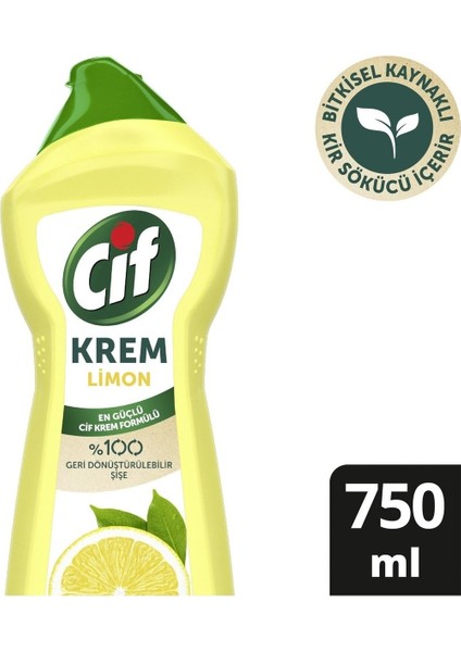 Krem Temizleyici 750 ml Amonyak + 750 ml Limon + 400 ml Dezenfektan Sprey Set