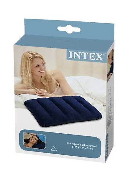 Kadife Kaplı Şişme Minder-Yastık 43CX28CX9 cm ( 2 ADET ) indirimleri