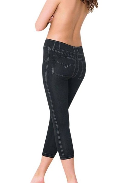 Emay Dikişsiz Kot Desen Tayt 3801 fırsatları