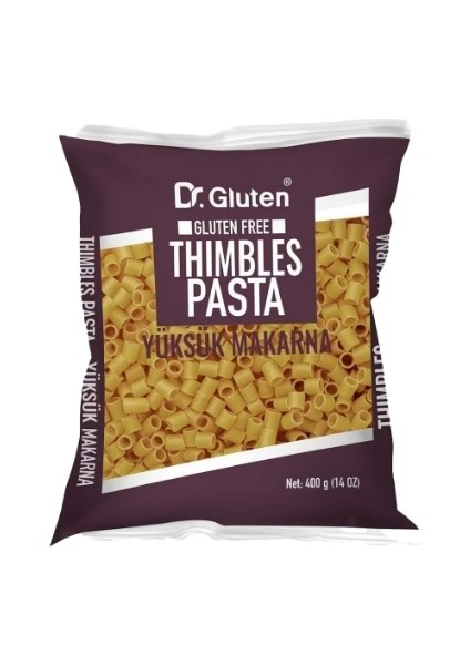 Dr. Gluten Glutensiz Yüksük Makarna 400 Gr. (2'li)