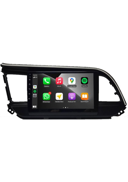Avaydel Hyundai Elantra Uyumlu Android Carplay Multimedya 2019-2020 6GB Ram + 64GB Hafıza
