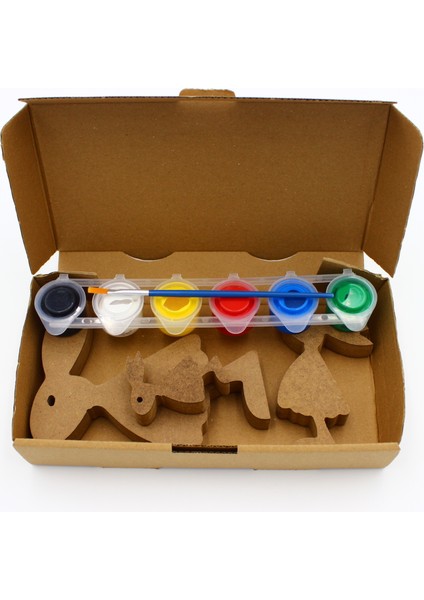 Ahşap Kıztavşan Figürü 3 Lü Takım 15CM 10CM 6cm Ahşap Boyama Ürünü.boyama Etkinliği.okul Öncesi indirimleri