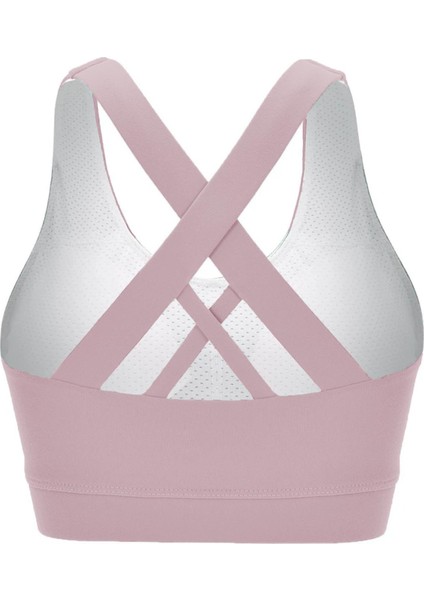 Kadın Çarpraz Sırt Detaylı Criss Cross Kaplı Yoga Egzersiz Fitness Spor Sütyeni fırsatları