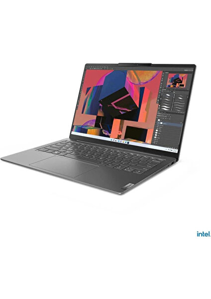 Yoga Slim 6 OLED Evo Laptop 12.nesil Core I5 Işlemci - 8gb Ram - 512GB M2 SSD - 14 Inç OLED Fullhd Ekran - Dolby Atmos Hoparlör - Windows 11 - 1.35 Kg. Turbo Boost 4.4 Ultra Hafif Ağırlık