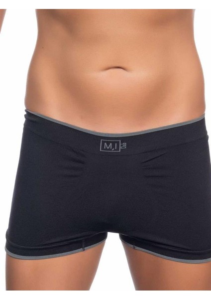 Stilimtrend Dikişsiz Terletmeyen Soft Yumuşak Erkek Boxer Siyah