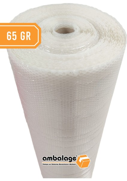 Balonlu Naylon 100CM x 50 Metre Kalın Havalı Naylon Üç Katlı Balonlu Naylon 65 gr Pat Pat Pıt Pıt