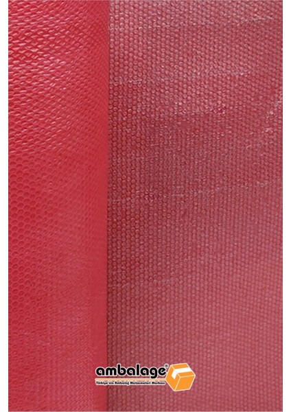 Balonlu Naylon 150CM x 10 Metre Kalın Havalı Naylon Kırmızı Üç Katlı Balonlu Naylon Pat Pat Pıt Pıt