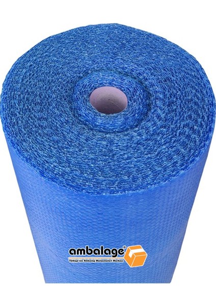 Balonlu Naylon 150CM x 10 Metre Kalın Havalı Naylon Mavi Üç Katlı Balonlu Naylon Pat Pat Pıt Pıt