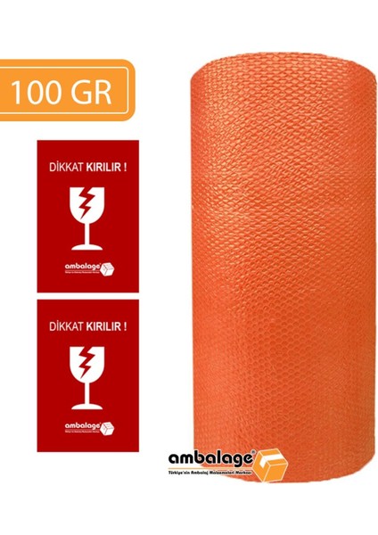 Balonlu Naylon 100CM x 20 Metre Kalın Havalı Naylon Üç Katlı Balonlu Naylon 125 gr Pat Pat Pıt Pıt