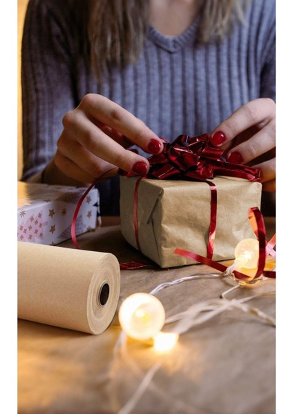 30CMX5MT Kraft Kağıt Çeyiz Paketleme Kağıdı Ambalaj Kağıdı Paketleme Kağıdı Hediye Paketleme Kağıdı