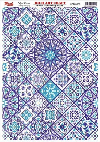 Pirinç Dekopaj Kağıdı | Kod 8360