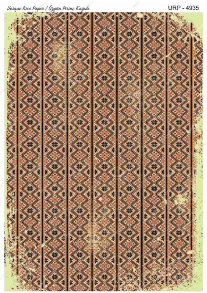 Pirinç Dekopaj Kağıdı | Kod 4935 Unıq Serisi