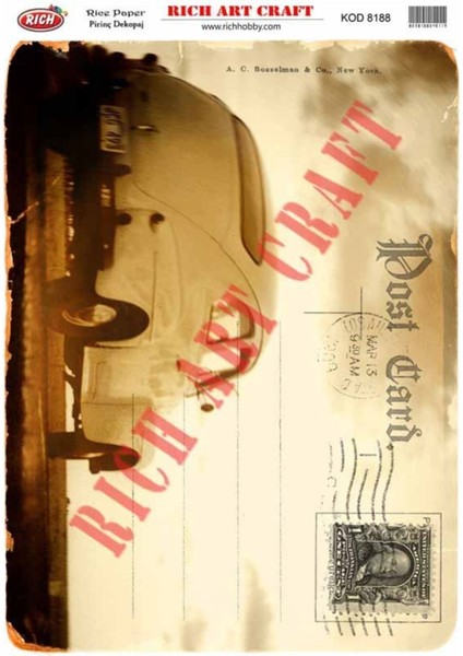 Pirinç Dekopaj Kağıdı | Kod 8188