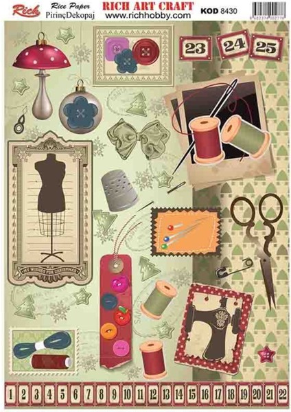 Pirinç Dekopaj Kağıdı | Kod 8430