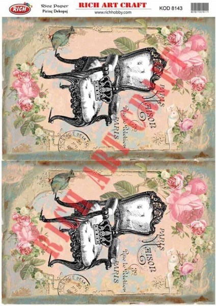 Pirinç Dekopaj Kağıdı | Kod 8143