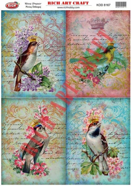 Pirinç Dekopaj Kağıdı | Kod 8167