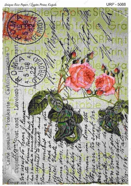 Pirinç Dekopaj Kağıdı | Kod 5088 Unıq Serisi