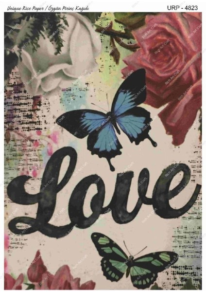 Pirinç Dekopaj Kağıdı | Kod 4823 Unıq Serisi