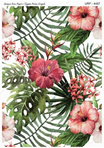 Pirinç Dekopaj Kağıdı | Kod 4487 Unıq Serisi