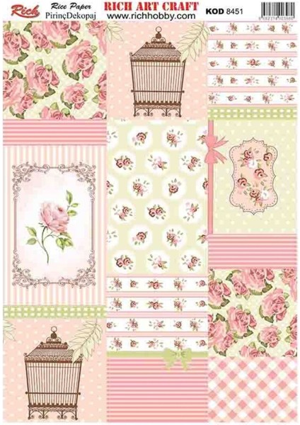 Pirinç Dekopaj Kağıdı | Kod 8451