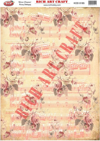Pirinç Dekopaj Kağıdı | Kod 8185