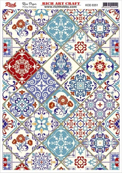 Pirinç Dekopaj Kağıdı | Kod 8351