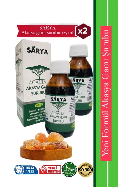 Akasya Gamı Şurubu 125 ml (2 Adet)