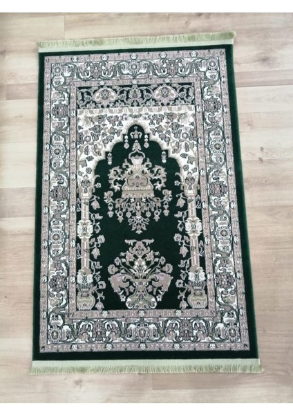 Halı Granada Halı Seccade Kalın Akrilik Dokuma 80X125 cm Yeşil