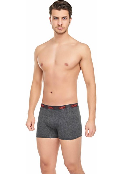 Bel Lastiği Baskılı Kısa Boxer 0519 modelleri