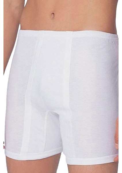 Beyaz Klasik Pamuklu Boxer 0017 fiyatları