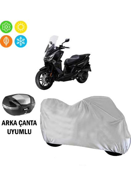 Sym Joyride 300 16 Abs Branda Motosiklet Brandası Arka Çanta Uyumlu